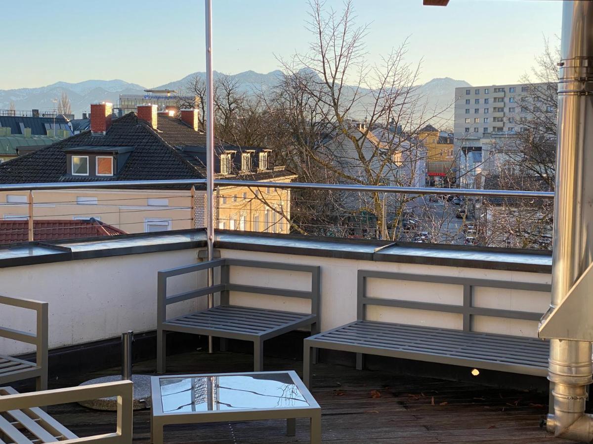 City Dachterassenwohnung Rosenheim Ngoại thất bức ảnh